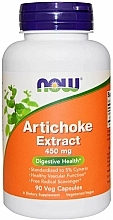 Dietary Supplement "Artichoke Extract", 450 mg - Now Foods Artichoke — photo N1