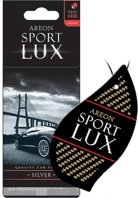 Silver Air Freshener - Areon Sport Lux Silver — photo N1