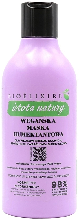 Moisturising Hair Mask - Bioelixire — photo N4