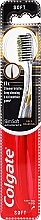 Toothbrush, grey-golden - Colgate Slim Soft Advanced Gold — photo N1