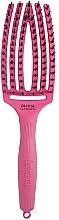 Hair Brush - Olivia Garden Finger Brush Combo Hot Pink — photo N1