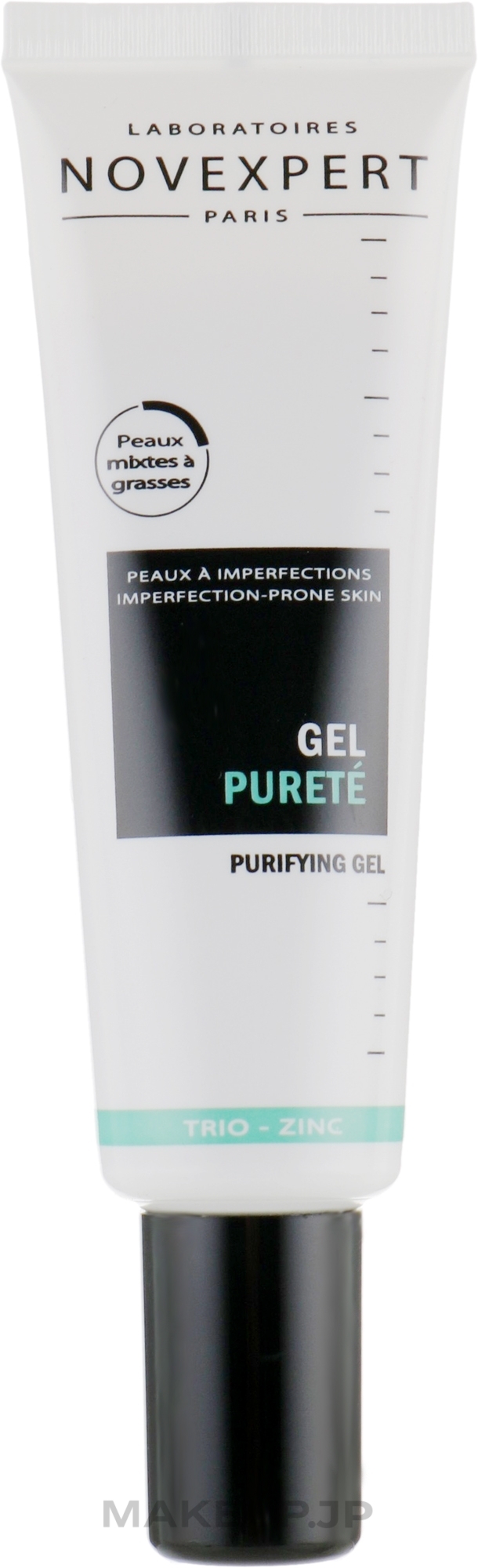 Anti-Imperfection Purifying Zinc Gel - Novexpert Trio-Zinc Purifying Gel — photo 30 ml NEW