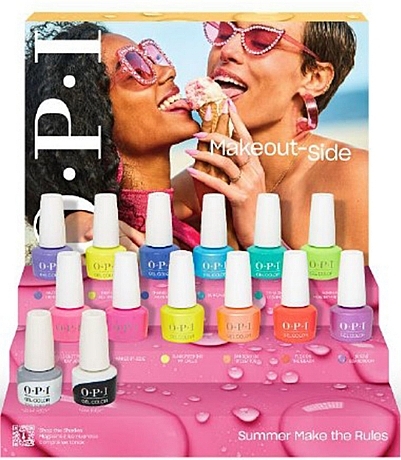 Set - OPI Gel Color Summer 2023 Summer Make the Rules Collection (n/lacquer/14x15ml) — photo N1
