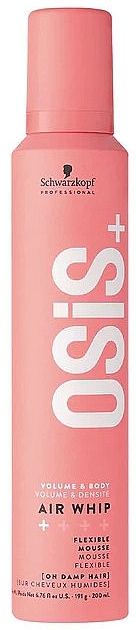 Hair Mousse - Schwarzkopf Professional OSIS+ Air Whip Mousse — photo N1