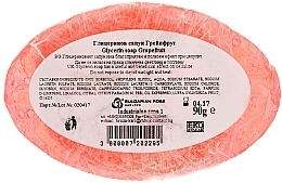 Natural Glycerine Soap with Luffa "Grapefruit" - Bulgarian Rose Soap — photo N2