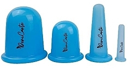 Fragrances, Perfumes, Cosmetics Silicone Face & Body Cups, 37165, blue, mix - Deni Carte