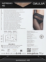 Tights "Impresso" 40 Den, daino - Giulia — photo N3