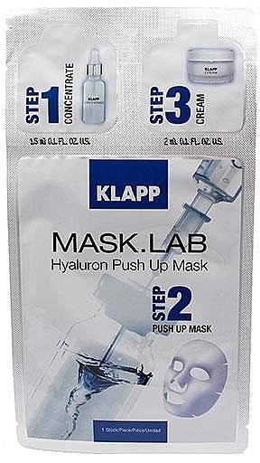 Mask "Hyaluron Push Up" - Klapp Mask Lab Hyaluron Push Up Mask — photo N1