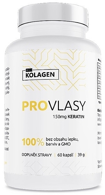 Hair Growth Food Supplement - MujKolagen Provlasy — photo N1