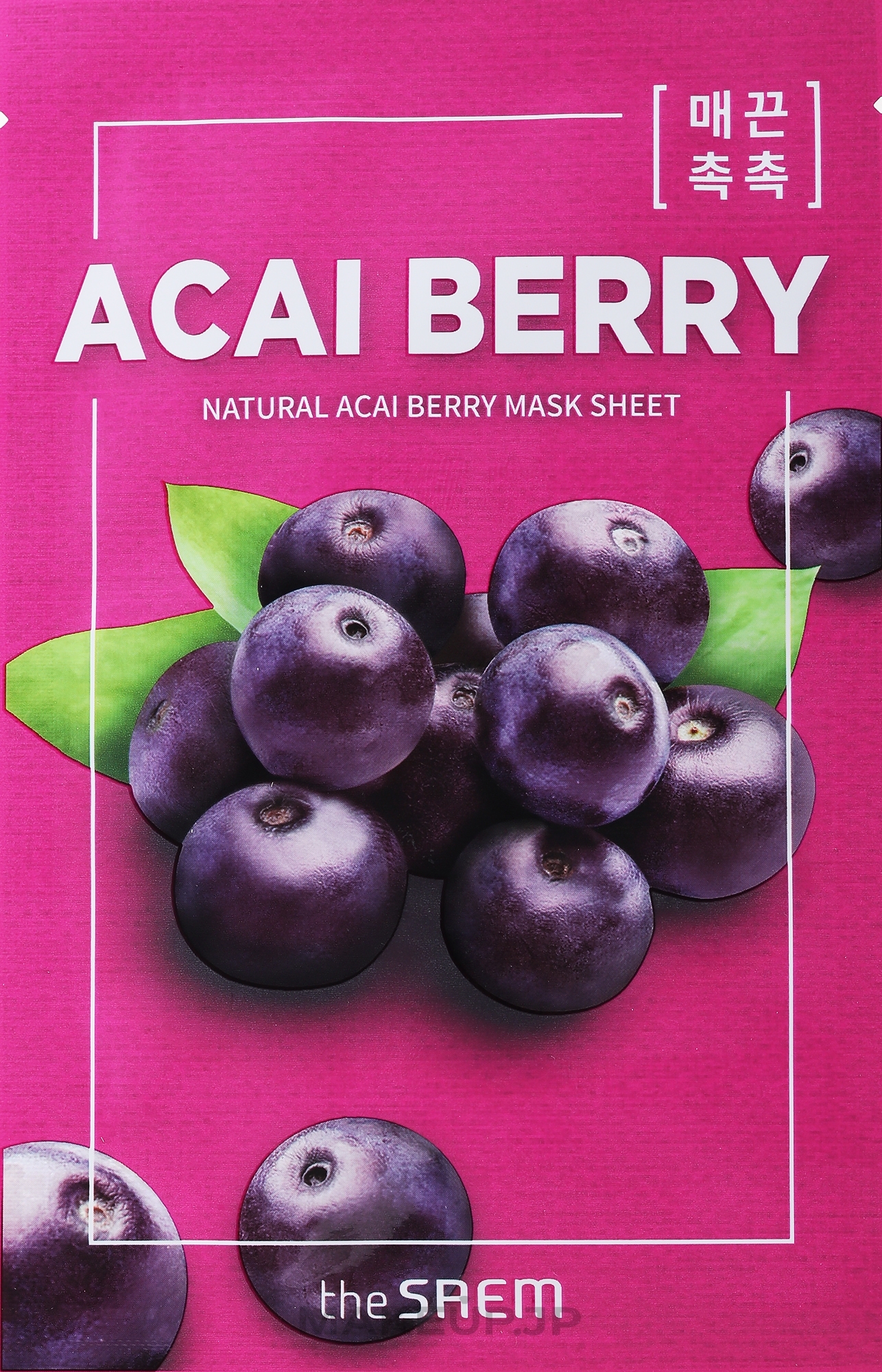 Acai Berry Sheet Mask - The Saem Natural Acai Berry Mask Sheet — photo 21 ml