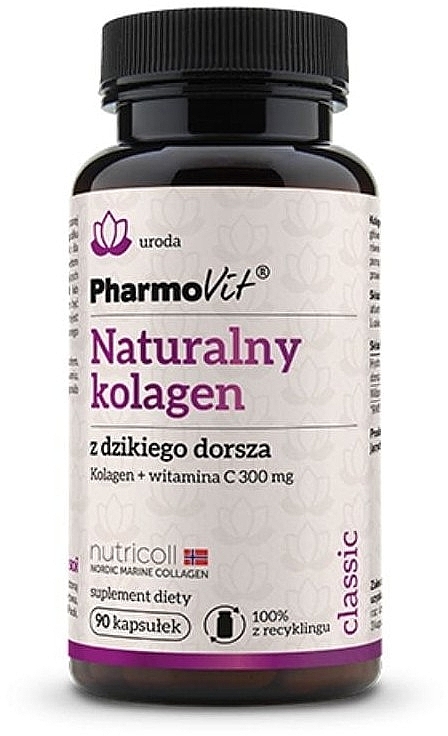 Dietary Supplement 'Natural Cod Collagen' - Pharmovit Natural Collagen — photo N1