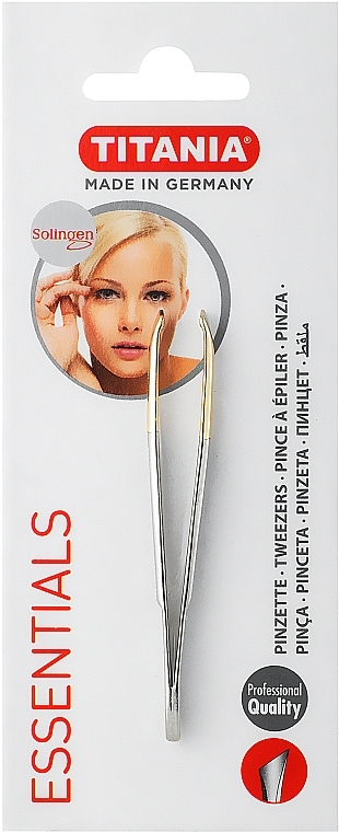 Professional Home Use Angled Tweezer - Titania — photo N1