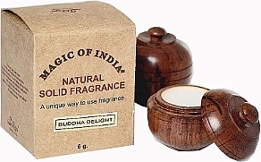 Natural Solid Fragrance Cream "Buddha Delight" - Shamasa — photo N1