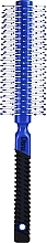 Round Hairbrush with Nylon Bristles, 21/1.2 cm, blue - Disna Pharma — photo N1