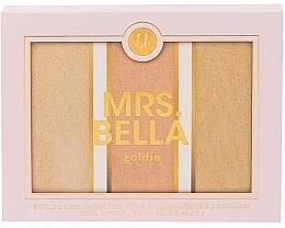 Highlighter Palette - BH Cosmetics Mrs. Bella Highlighter Palette — photo N1