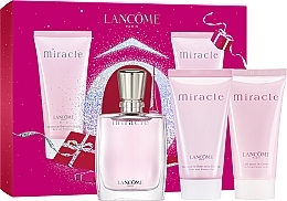 Fragrances, Perfumes, Cosmetics Lancome Miracle - Set (edp/30ml + b/l/50ml + sh/gel/50ml)