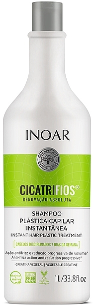 Restoring Shampoo - Inoar Cicatrifios Instant Hair Plastic Treatment Shampoo — photo N2