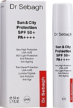 Face Protection Cream - Dr Sebagh Sun & City Protection SPF 50 — photo N2