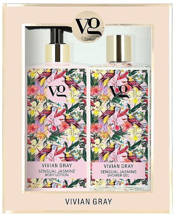 Set - Vivian Gray Sensual Jasmine (sh/gel/350ml + b/lot/350ml) — photo N1