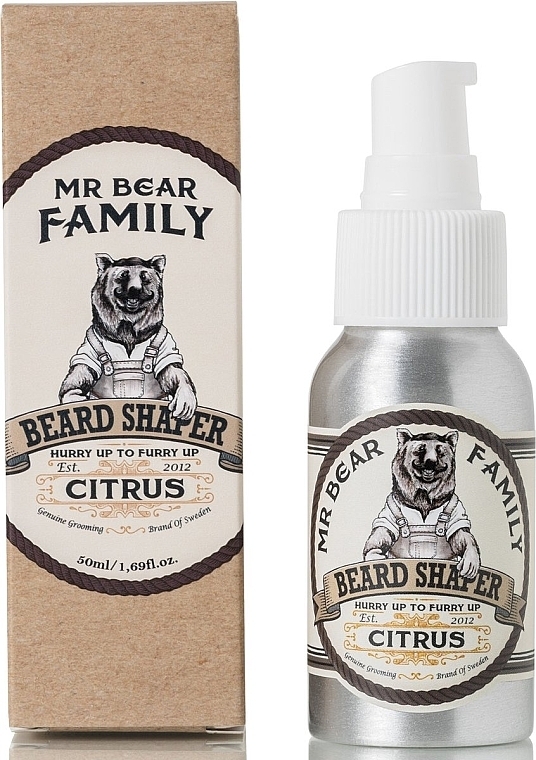 Beard Balm - Mr Bear Family Beard Shaper Citrus — photo N1