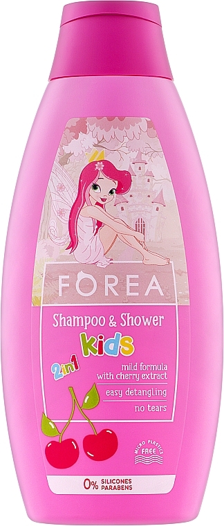 Shampoo & Shower Gel with Fruit Scent - Forea For Kids Shower & Shampoo — photo N8