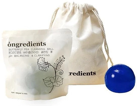 Cleansing Ball - Ongredients Butterfly Pea Cleansing Ball — photo N2