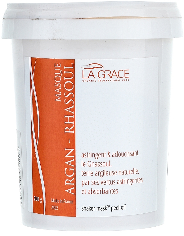 Shaker Alginate Mask "Argan & Ghassoul" - La Grace Masque Argan–Rhassoul — photo N1