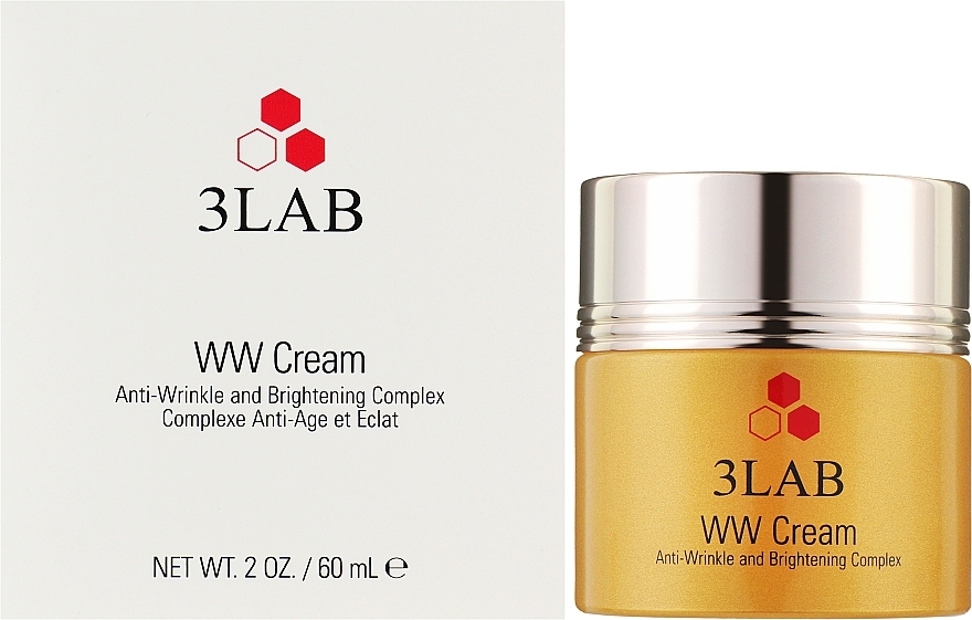 Anti-Wrinkle Face Cream 'Glow' - 3Lab WW Cream — photo N2