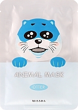 Fragrances, Perfumes, Cosmetics Moisturizing Face Mask - Missha Animal Mask Otter