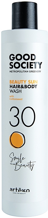 Shampoo - Artego Good Society Beauty Sun 30 Hair And Body Wash — photo N1