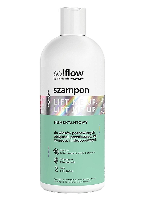 Freshness Prolonging Moisturizing Shampoo for Low-Porous & Flat Hair - So! Flow by VisPlantis Shampoo — photo N1