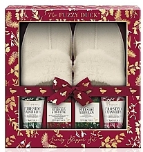 Fragrances, Perfumes, Cosmetics Set, 5 products - Baylis & Harding The Fuzzy Duck Winter Kingdom Luxury Slipper Set