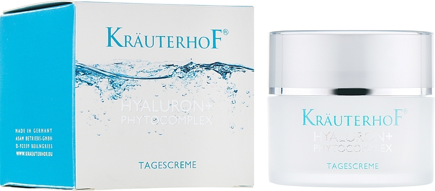 Day Cream with Phyto Complex & Hyaluronic Acid - Krauterhof Hyaluron Phytocomplex Day Cream — photo N3