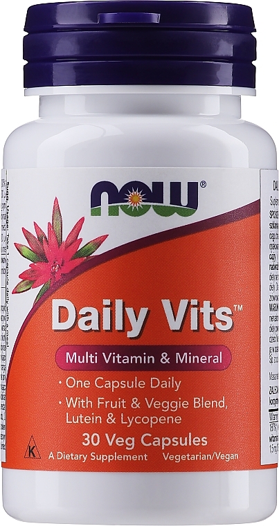 Multi Vitamin & Mineral Dietary Supplement - Now Foods Daily Vits — photo N1