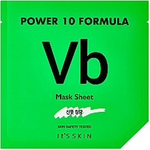 Fragrances, Perfumes, Cosmetics Highly-Concentrated Facial Sheet Mask for Problem Skin - It's Skin Power 10 Formula Vb Mask Sheet