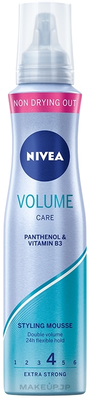 Keratin Protect Hair Mousse "Volume Sensation" - NIVEA Hair Care Volume Sensation Styling Mousse — photo 150 ml