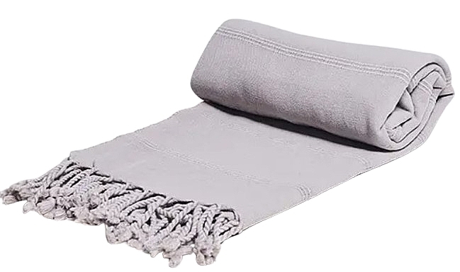 Hammam Towel, grey - Yeye Stone Wash  — photo N1