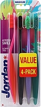 Fragrances, Perfumes, Cosmetics Medium Toothbrush, pink, black, purple, turquoise - Jordan Ultimate You Medium