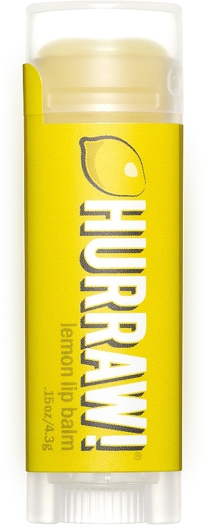 Lip Balm "Lemon" - Hurraw! Lemon Balm Lip — photo N1