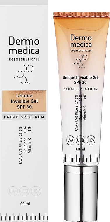 Unique Invisible Gel - Dermomedica Unique Invisible Gel SPF30 — photo N2