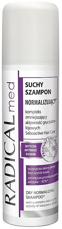 Oily Hair Dry Shampoo - Ideepharm Radical Med Dry Normalizing Shampoo — photo N1