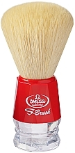 Shaving Brush, S10018, red - Omega — photo N1