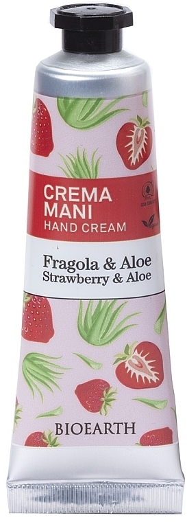 ストロベリー＆アロエ ハンド クリーム - Bioearth Family Strawberry & Aloe Hand Cream	 — photo N1