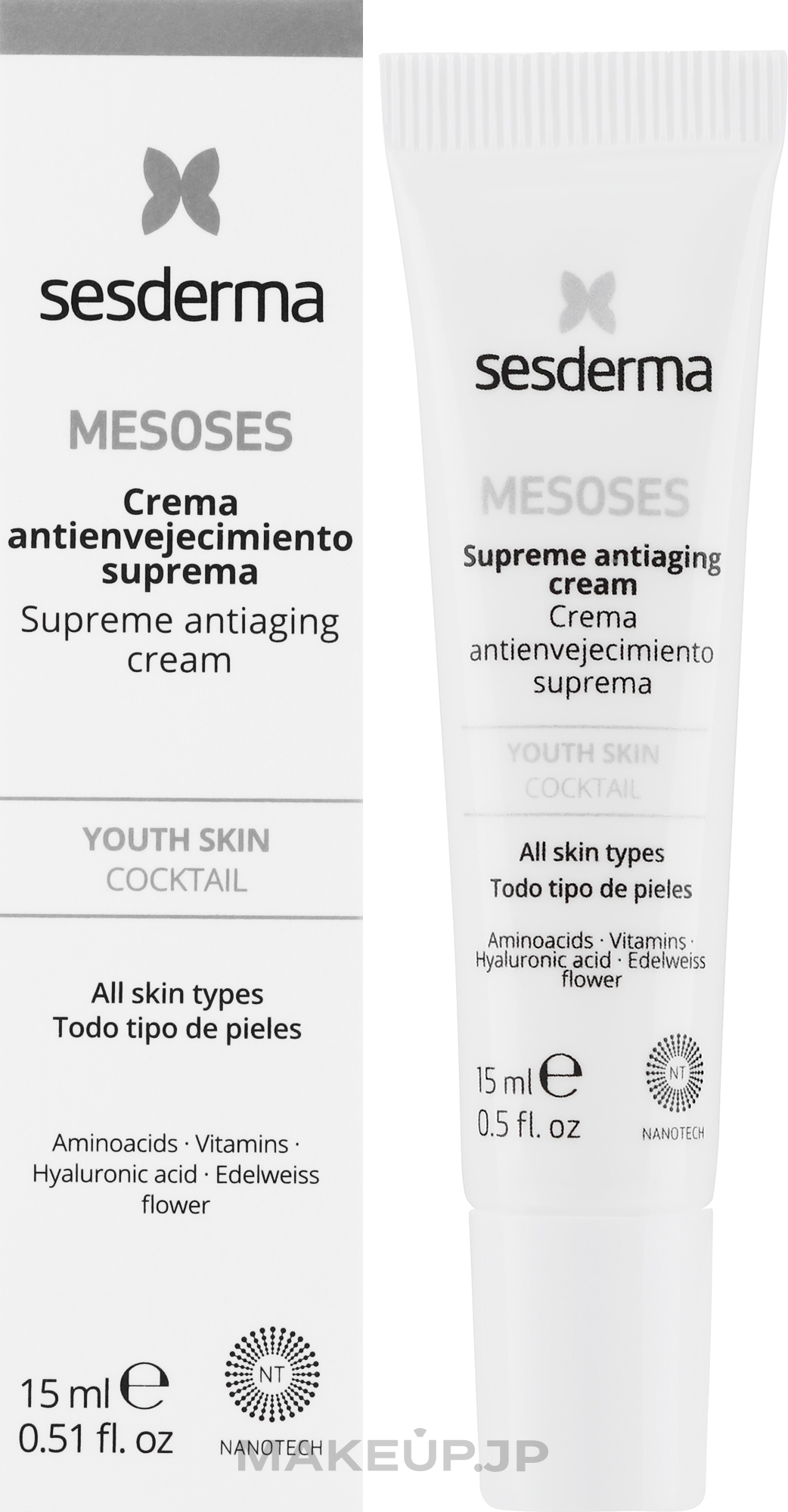 Anti-aging Face Cream - SesDerma Mesoses Supreme Antiaging Cream — photo 15 ml