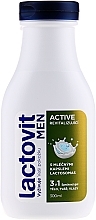 Shower Gel for Men 3 in 1 - Lactovit Men Active 3v1 Shower Gel — photo N5