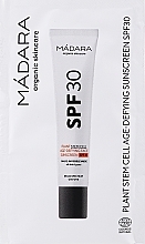 GIFT! Sunscreen Cream Emulsion - Madara Cosmetics Plant Stem Cell Age-Defying Sunscreen SPF 30 (sample) — photo N1