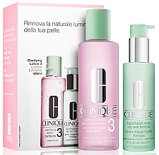 Fragrances, Perfumes, Cosmetics Set - Clinique 3Steps Type I (soap/200ml + lot/400ml)