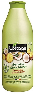 Shower Gel - Cottage Pineapple&Coconut Cream — photo N2