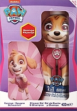 Fragrances, Perfumes, Cosmetics Set - EP Line Paw Patrol Skye (sh/gel/400ml + sh/sponge/1pcs)