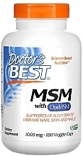 MSM Dietary Supplement - Doctor's Best MSM With OptiMSM 1000 Mg — photo N2